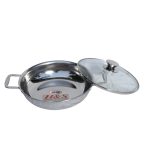 SS Karai 3 layer with Glass Lid_22cm