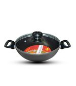 NS Karai with Glass Lid (Ash)_28cm