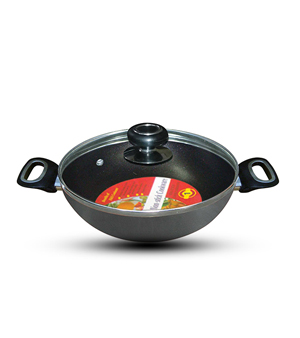 NS Karai with Glass Lid (Ash)_28cm